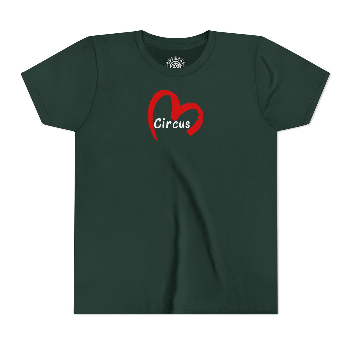 Large Heart Circus Love Youth Tee