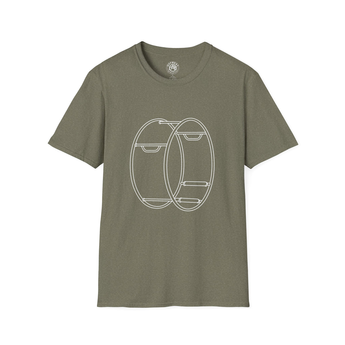 Minimalist German Gym Wheel T-Shirt
