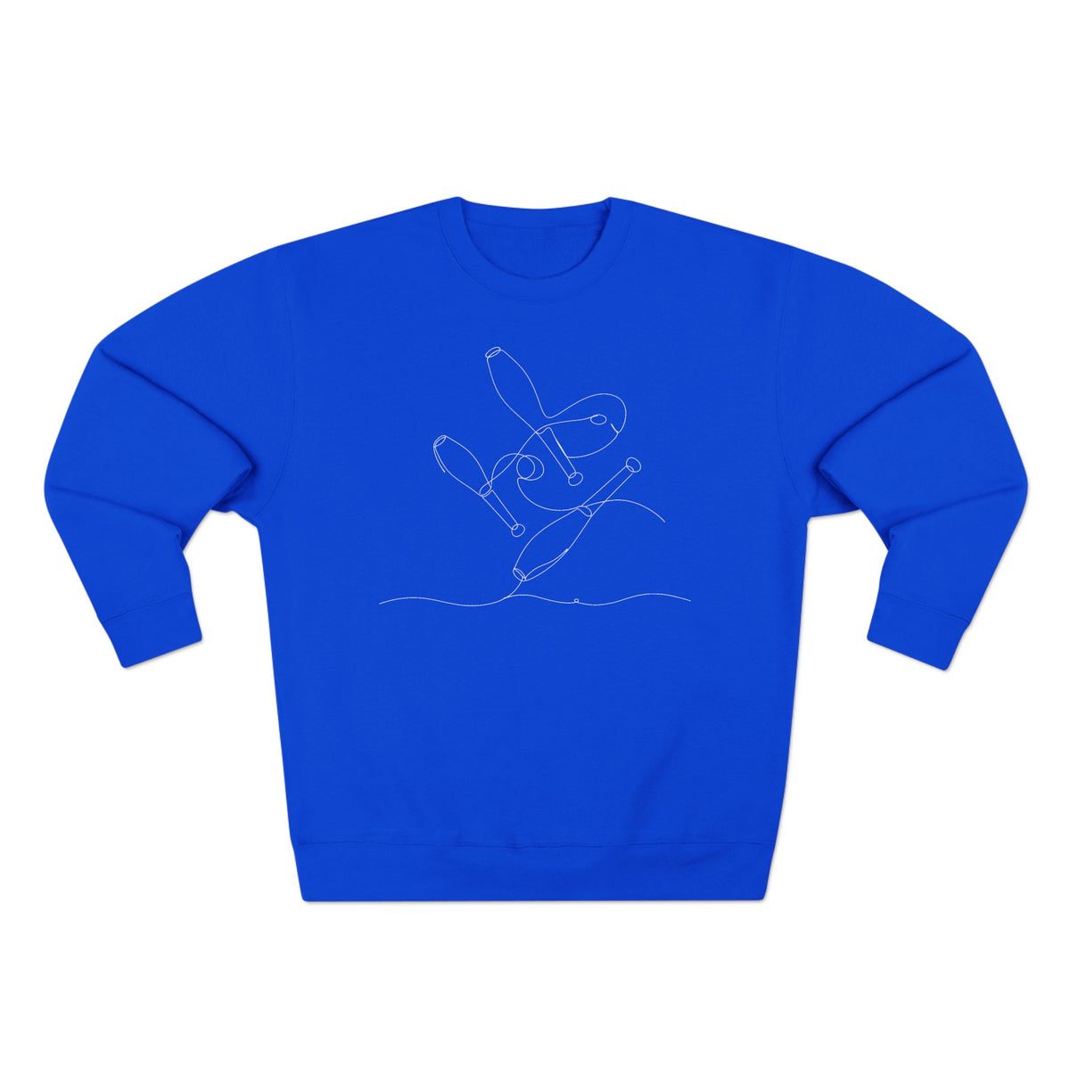 Line Art 3 Pins Crewneck Sweatshirt