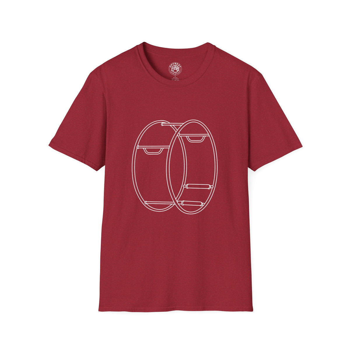 Minimalist German Gym Wheel T-Shirt