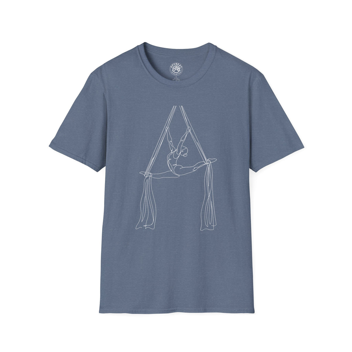 Line Art Aerial Silks Feminine Figure T-Shirt