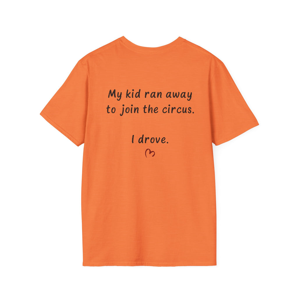 Circus Dad T-Shirt — Heart Script Tee for Family Fans