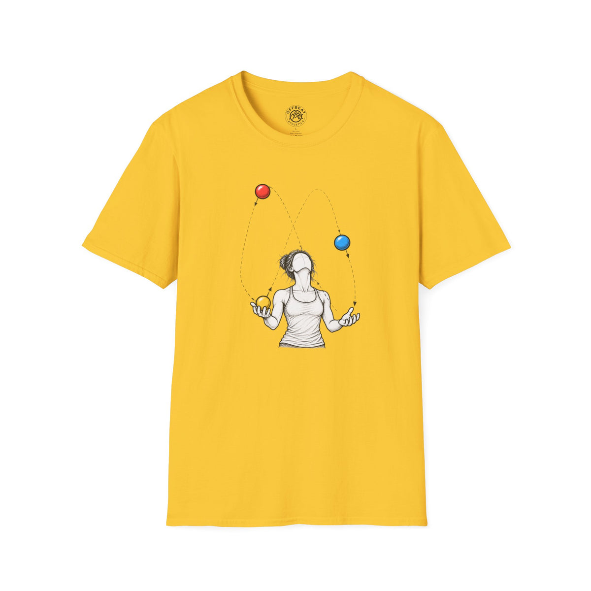 Female Juggling Pattern Shirt