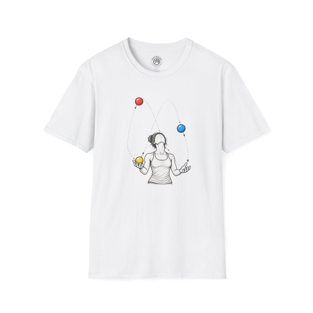 Female Juggling Pattern Shirt