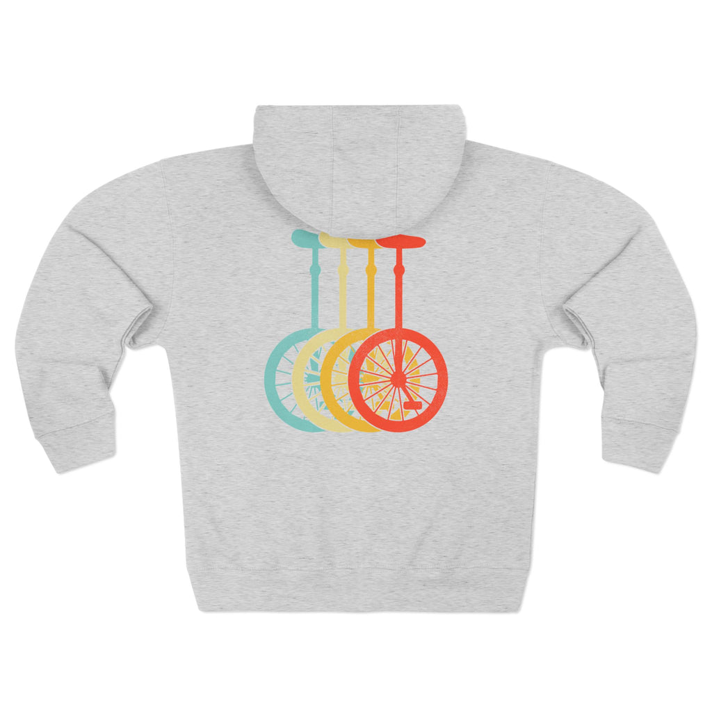 Ride Different Unicycle Zip Hoodie