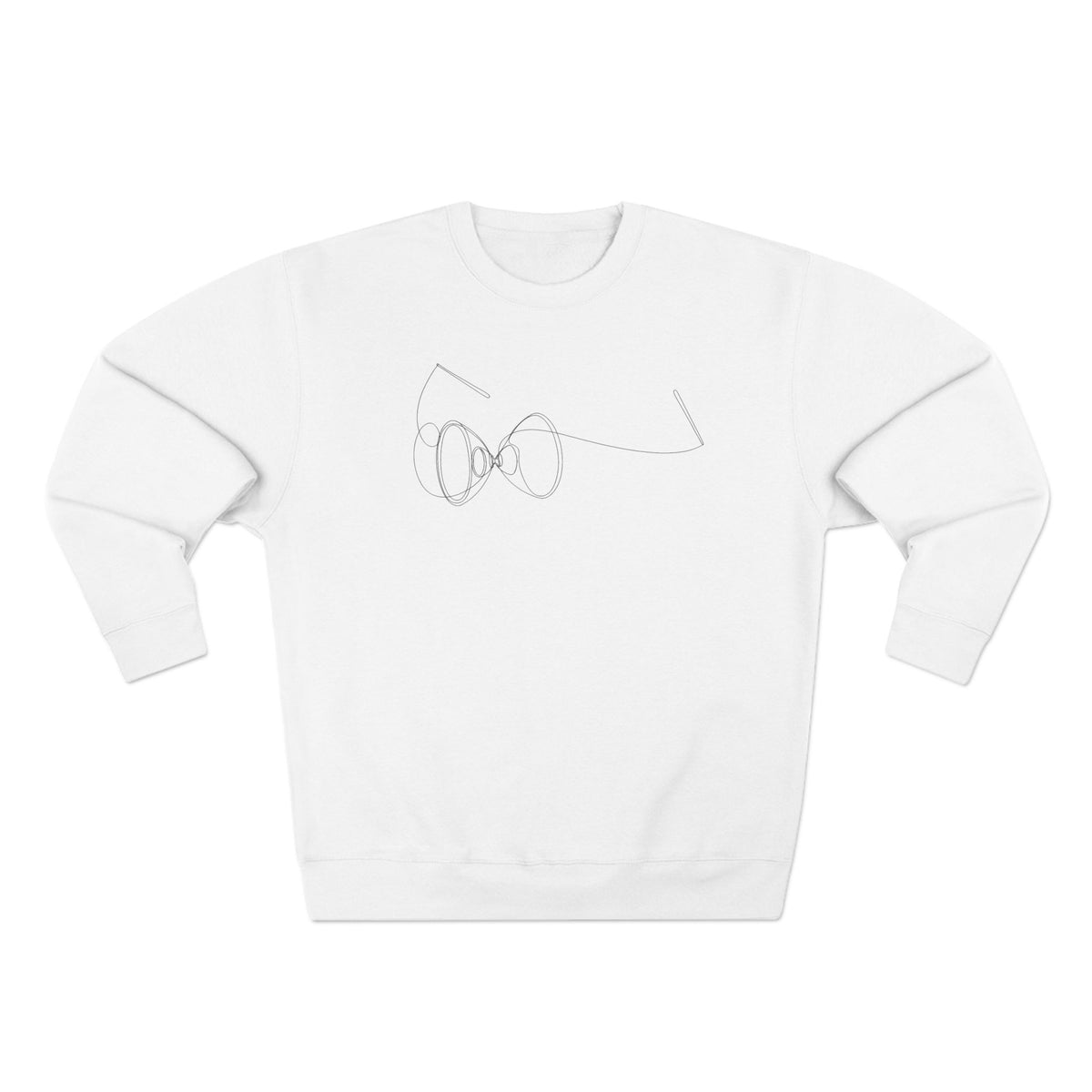 Line Art Diabolo Crewneck Sweatshirt