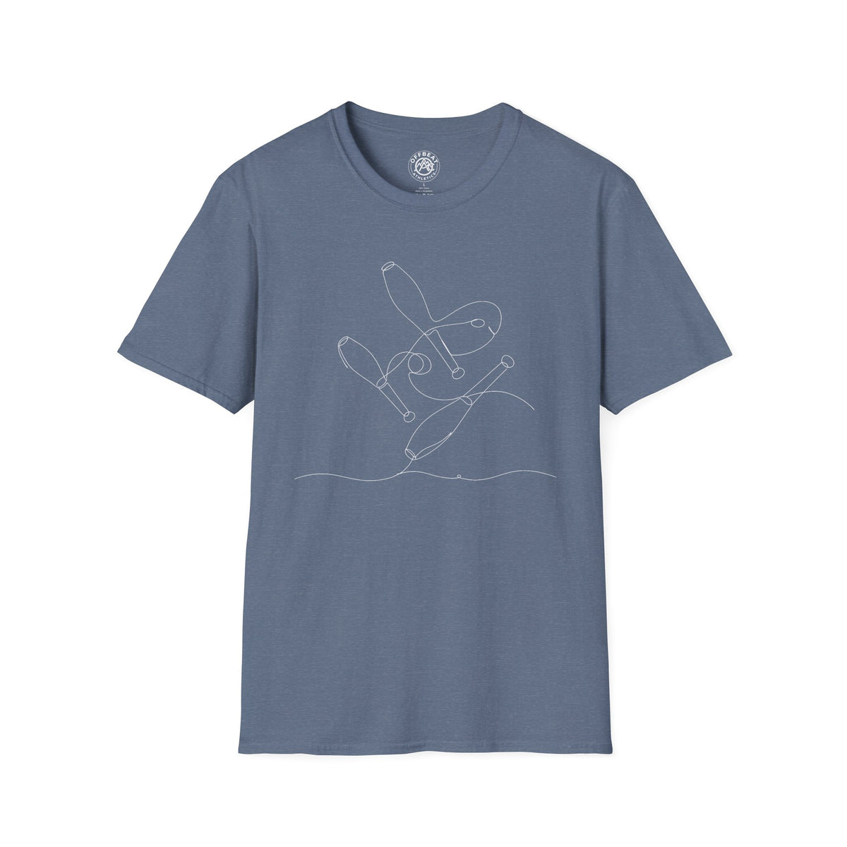 Line Art  3 Juggling Pins T-Shirt