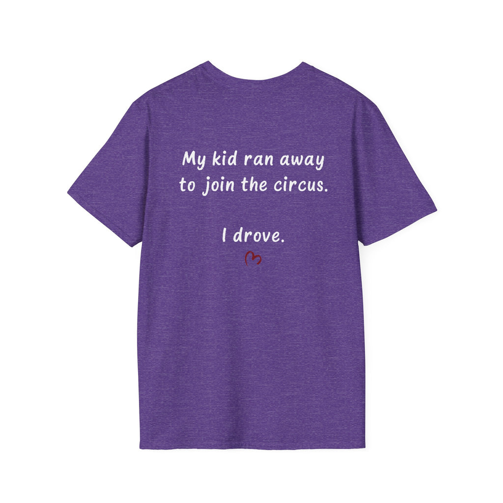 Circus Dad T-Shirt — Heart Script Tee for Family Fans