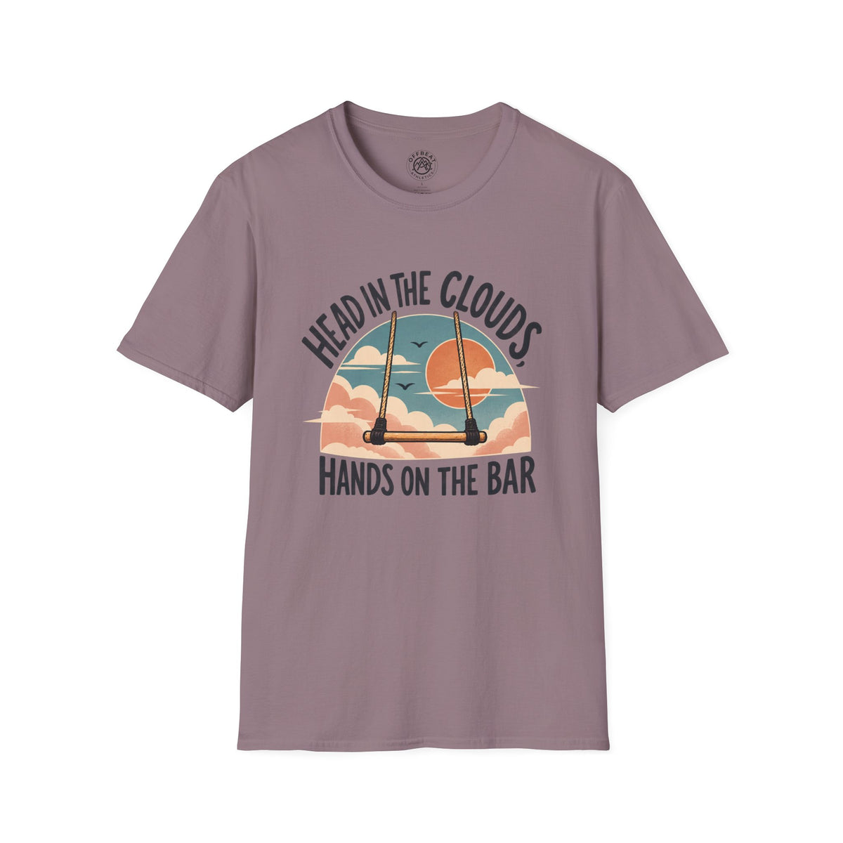Head in the Clouds, Hands on the Bar Trapeze T-Shirt