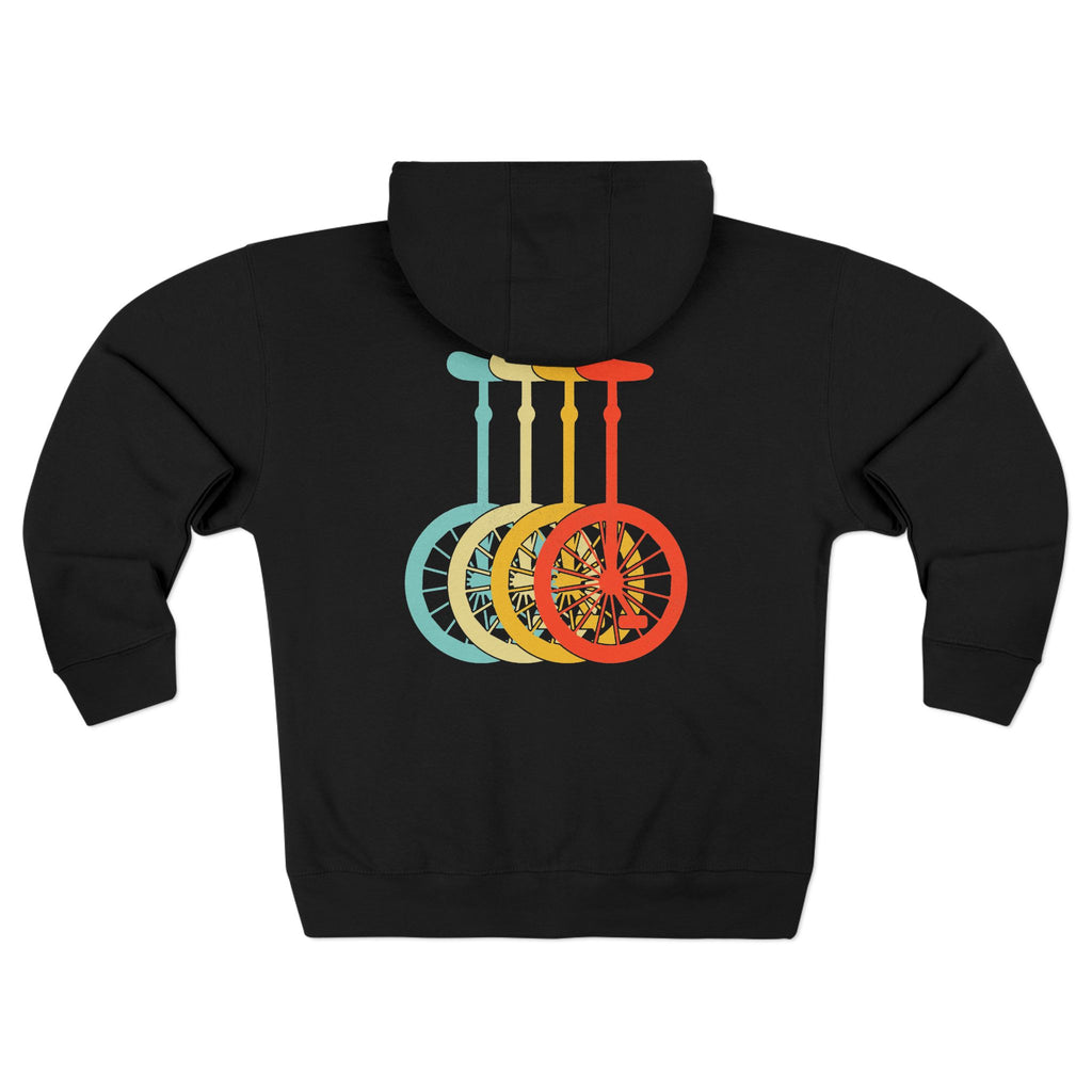 Ride Different Unicycle Zip Hoodie