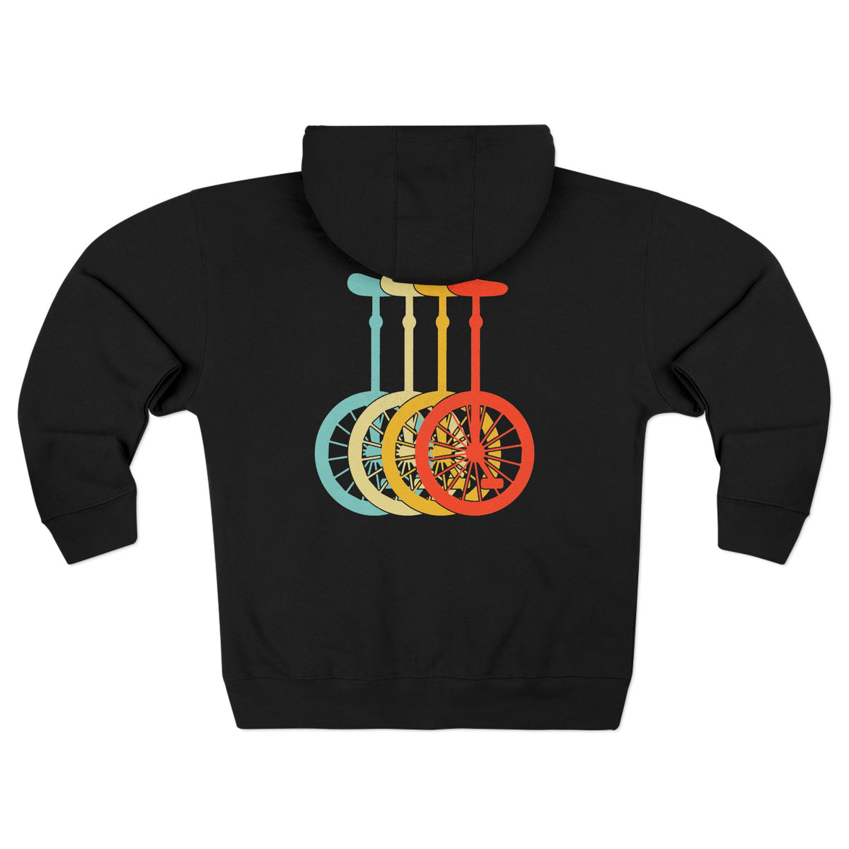 Ride Different Unicycle Zip Hoodie