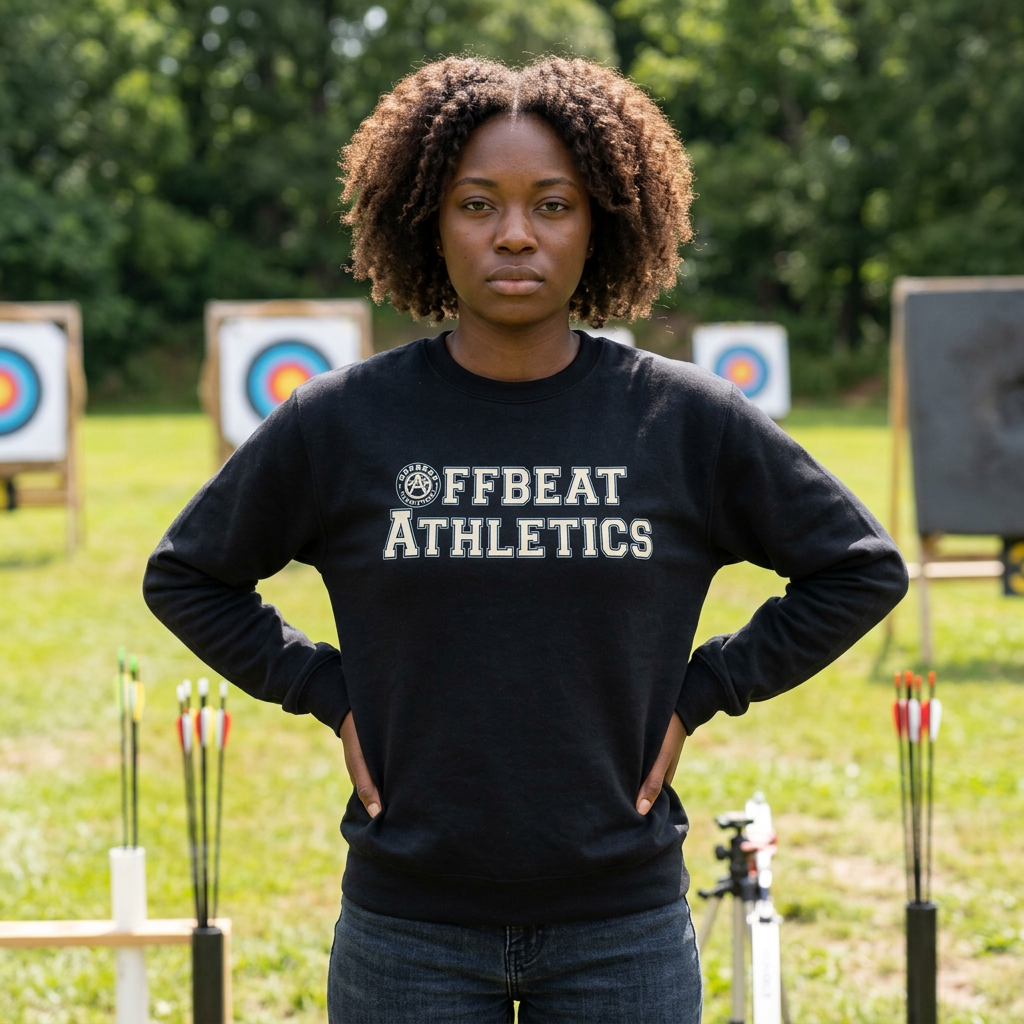 Offbeat Athletics Crewneck Sweatshirt — Vintage Collegiate Athletic Pullover