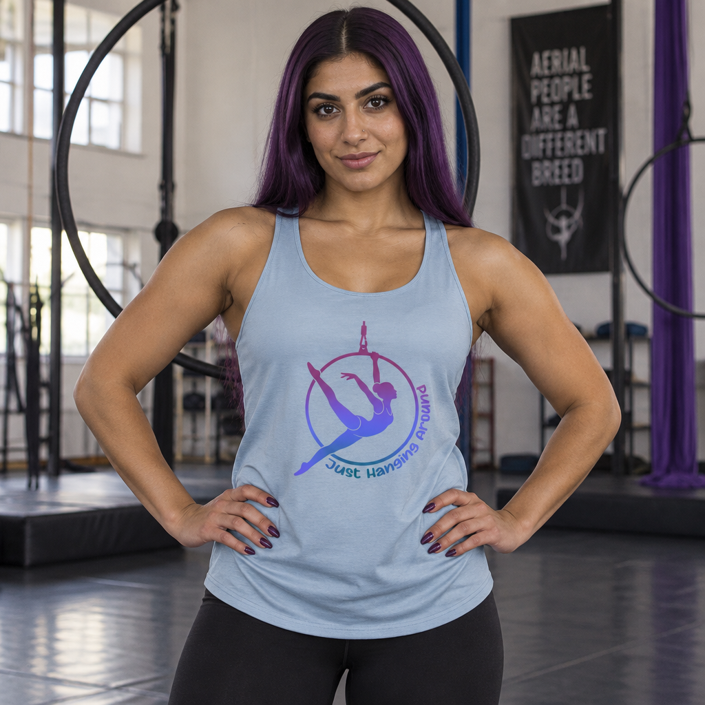 Aerial Silhouette Tank — "Just Hanging Around" Festival Tank Top