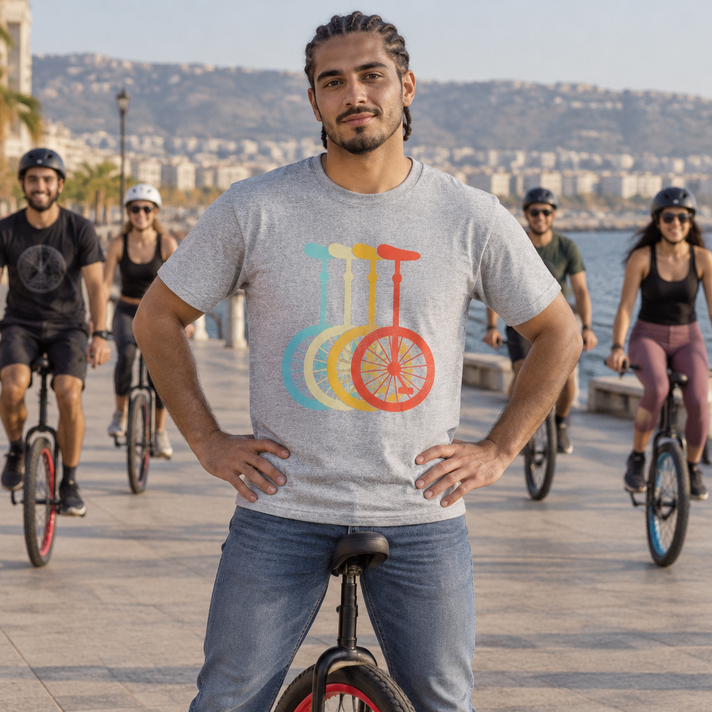 Retro Unicycles T-Shirt
