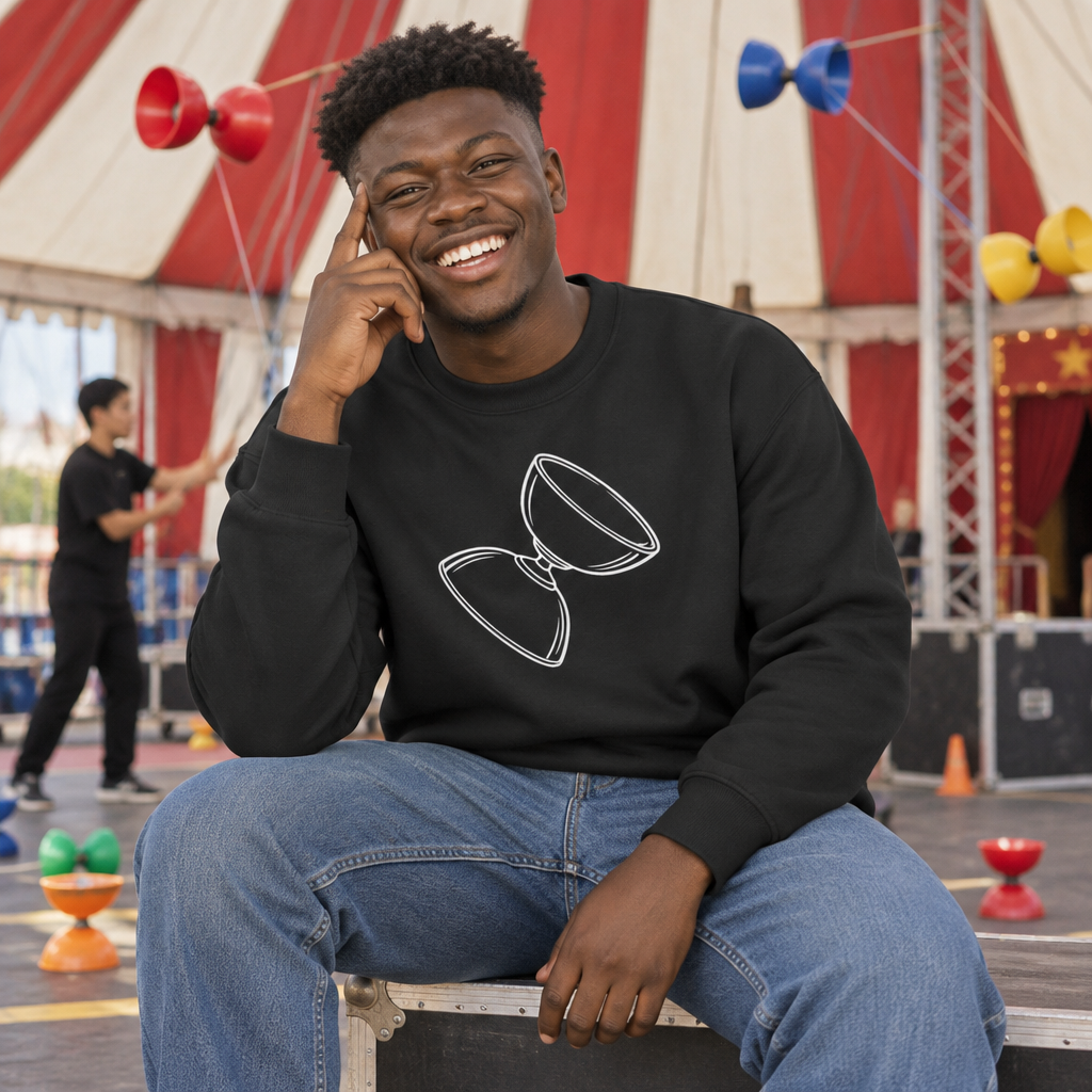 Minimalist Diabolo Crewneck Sweatshirt