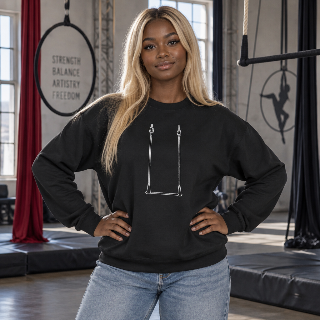 Minimalist Trapeze Crewneck Sweatshirt