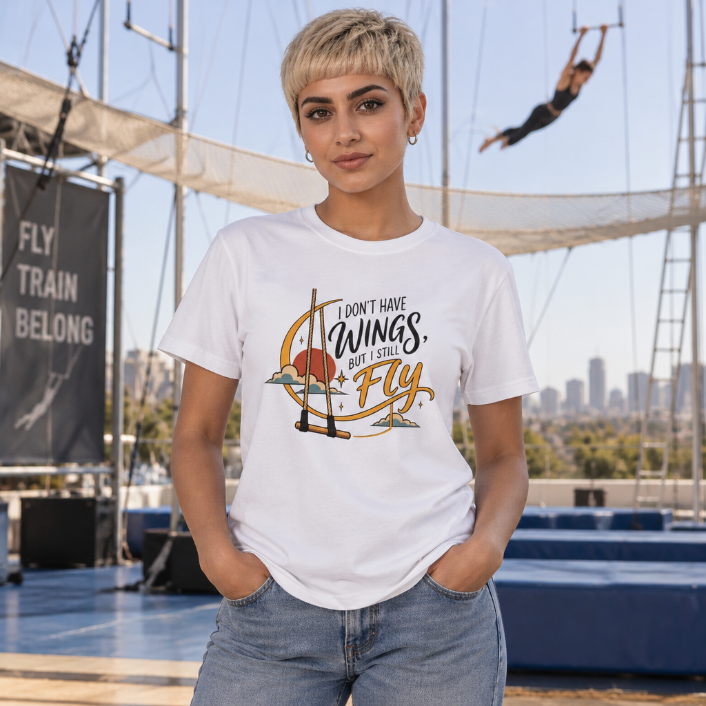 I Don't Have Wings, but I Still Fly Trapeze T-Shirt