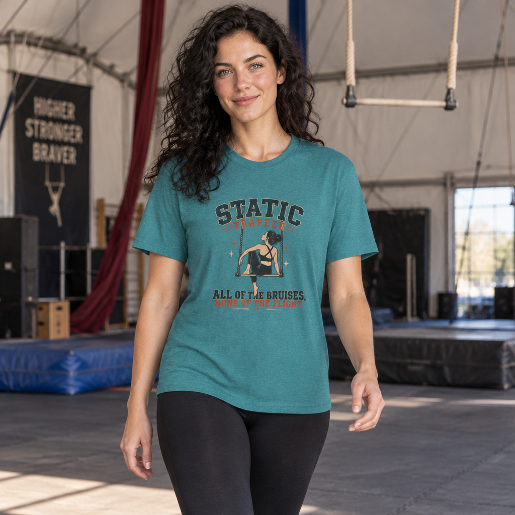 Static Trapeze | All the Bruises, None of the Flight T-Shirt