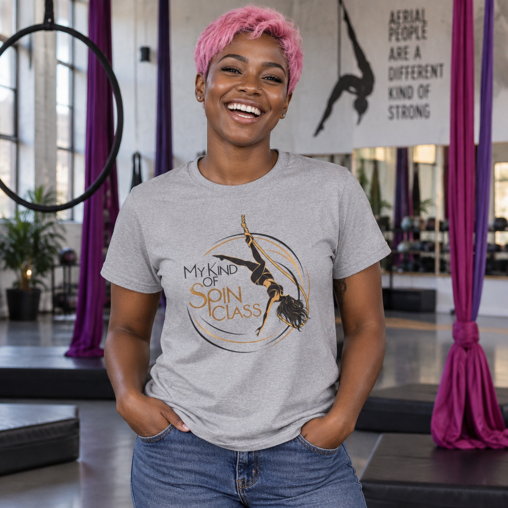 My Kind of Spin Class Aerialist T-Shirt