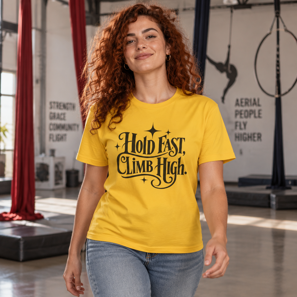 Hold Fast, Climb High Aerialist T-Shirt