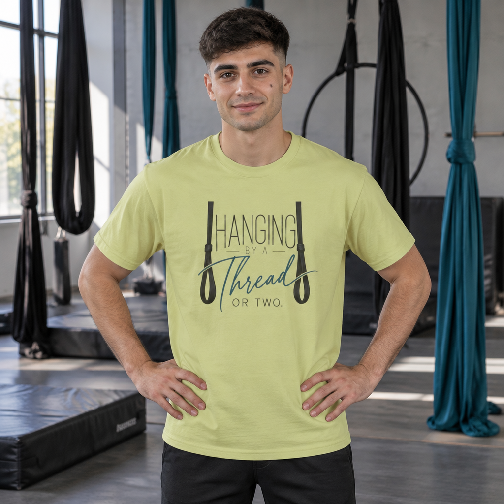 Hanging By a Thread. Or Two. Aerial Straps Shirt