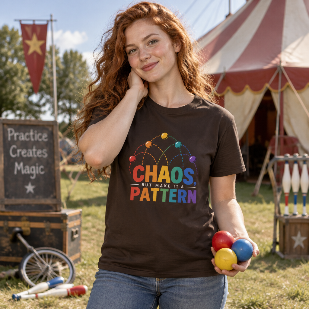 Chaos, But Make it a Pattern Juggling Shirt
