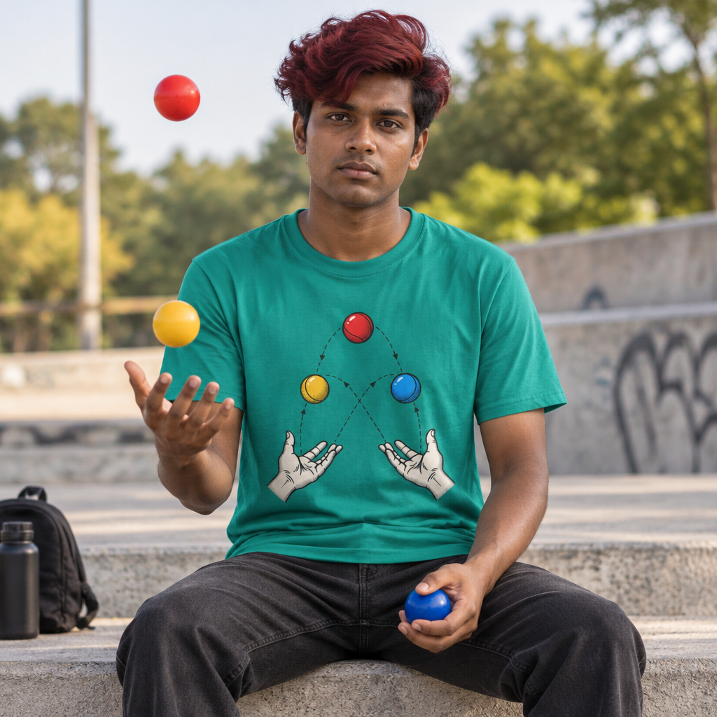 Juggling Hands & Balls T-Shirt