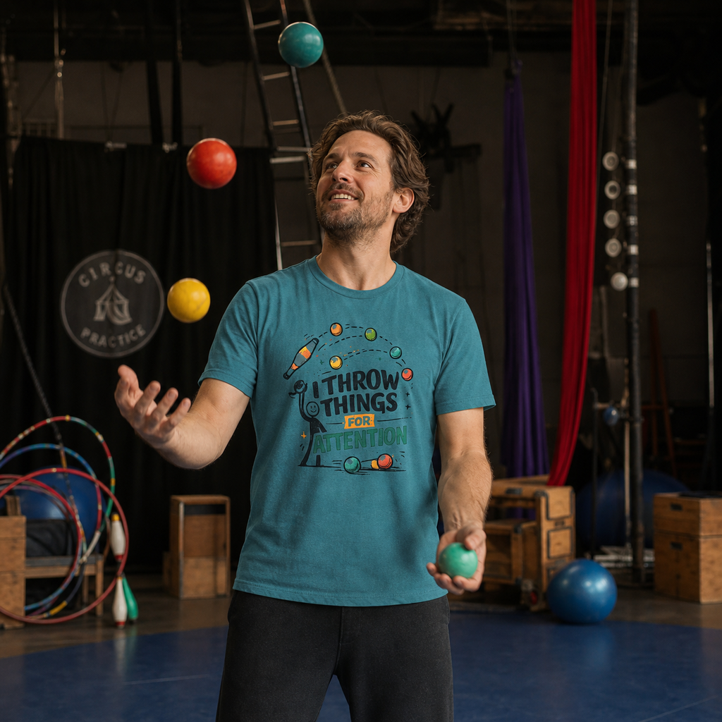 I Throw Things for Attention | Juggling Shirt
