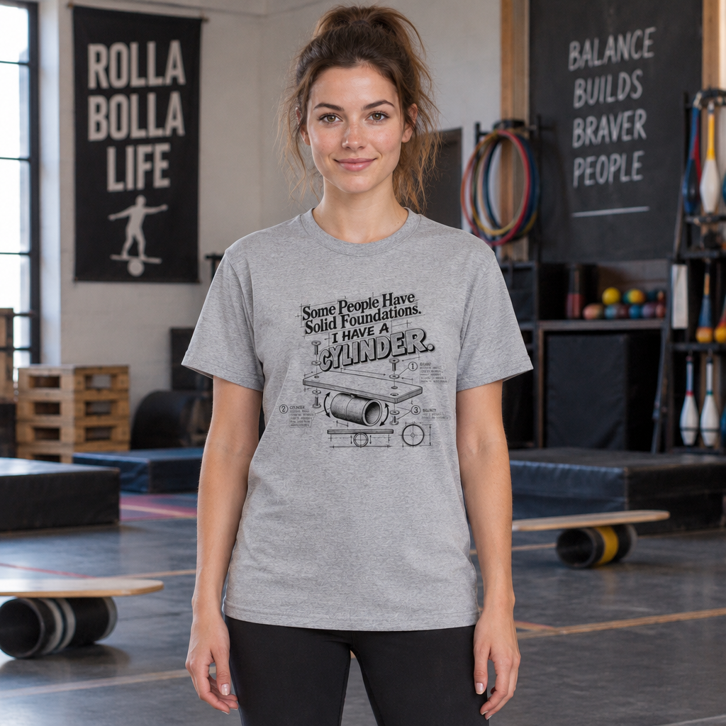 Some People Have Solid Foundations. I Have a Cylinder Rolla Bolla T-Shirt