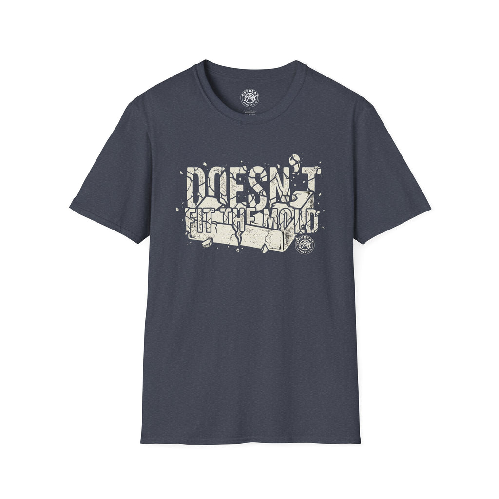 Doesn't Fit the Mold Logo T-Shirt — Vintage Rebellious Statement Tee