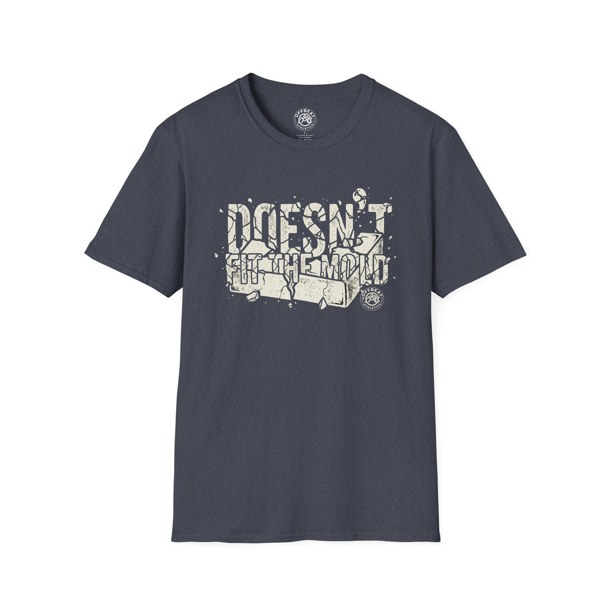Doesn't Fit the Mold Logo T-Shirt — Vintage Rebellious Statement Tee