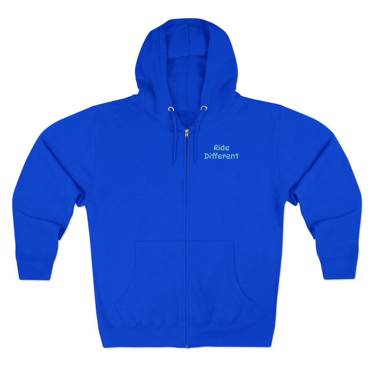 Ride Different Unicycle Zip Hoodie