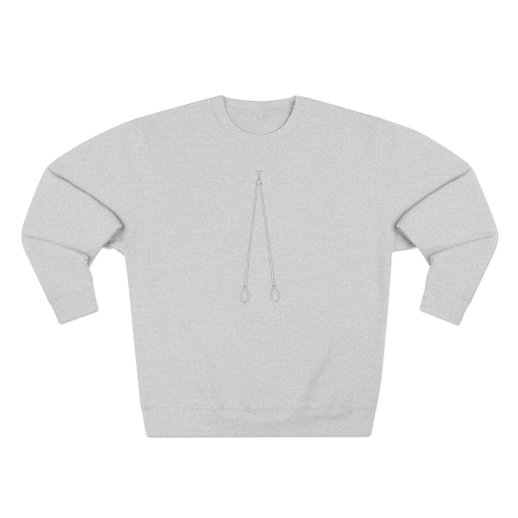 Minimalist Aerial Straps Crewneck Sweatshirt