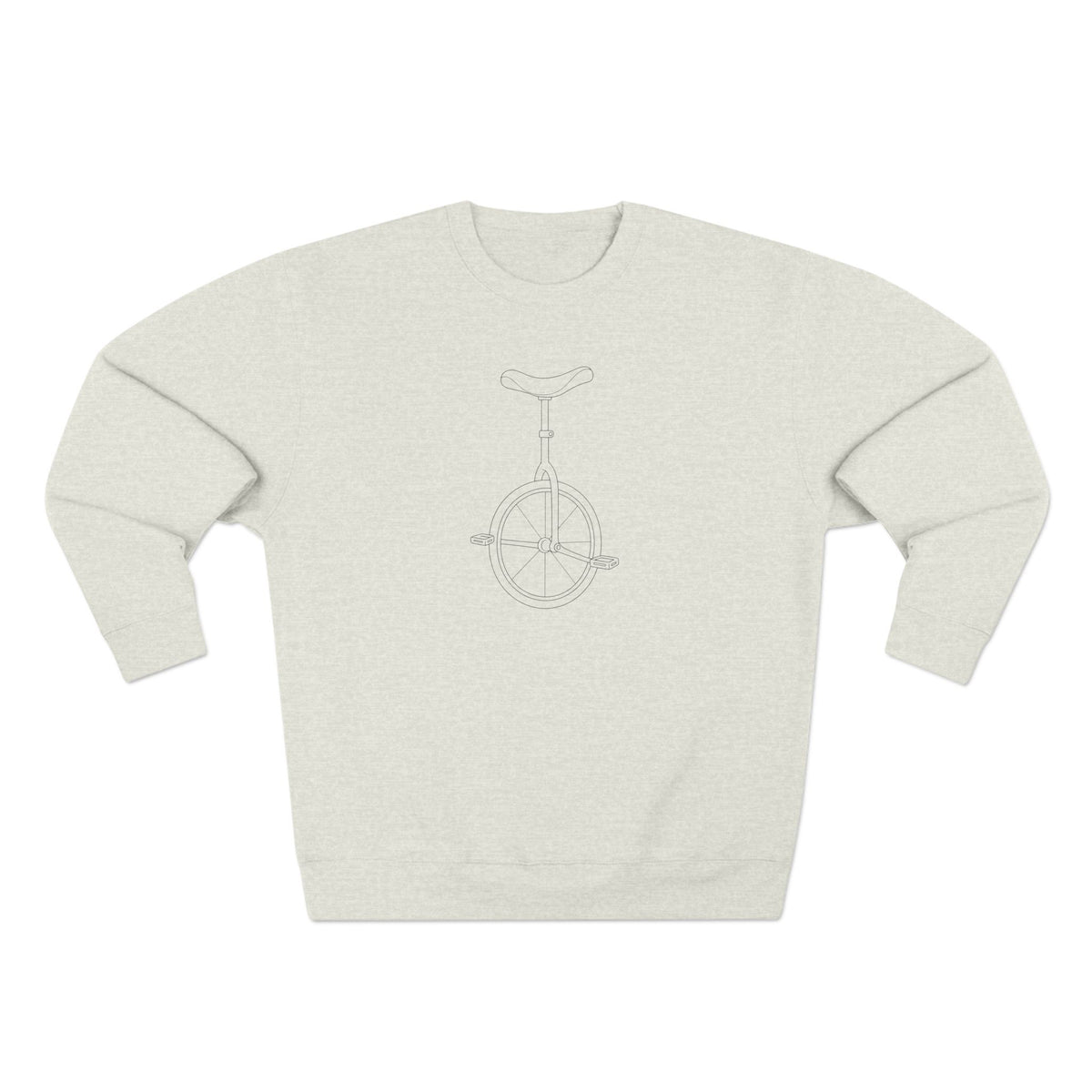 Minimalist Unicycle Crewneck Sweatshirt