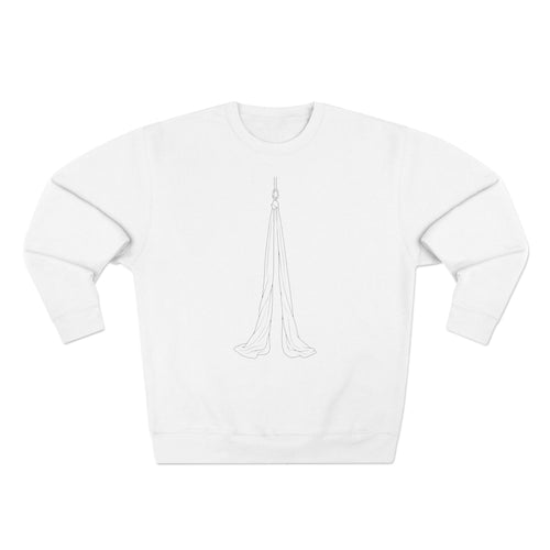 Aerial Silks Line Art Crewneck Sweatshirt