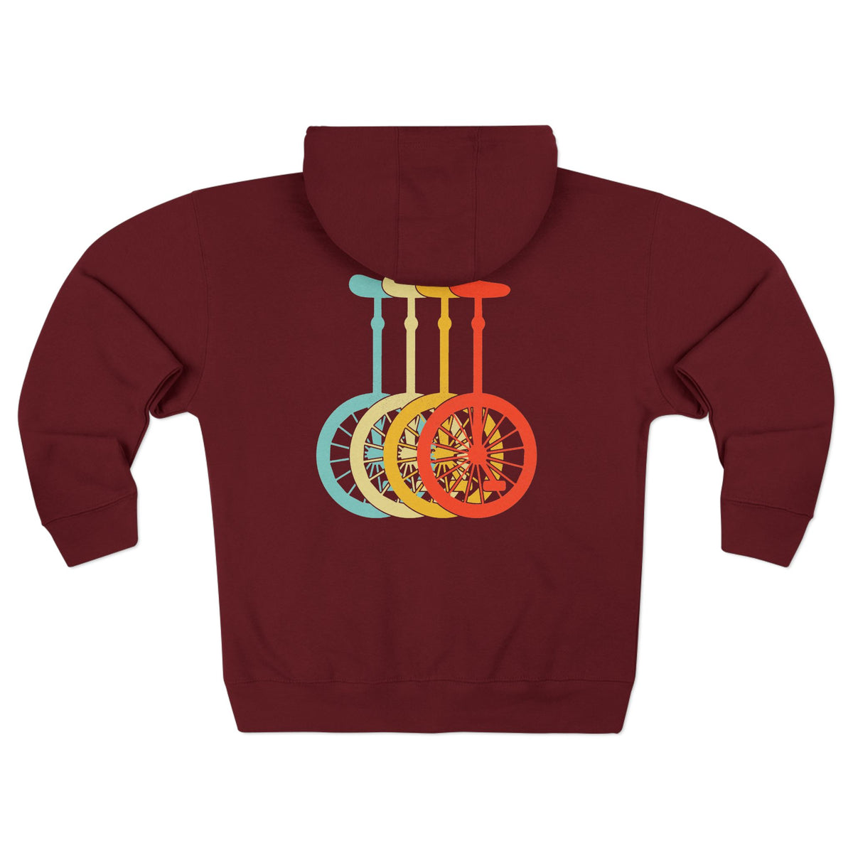 Ride Different Unicycle Zip Hoodie