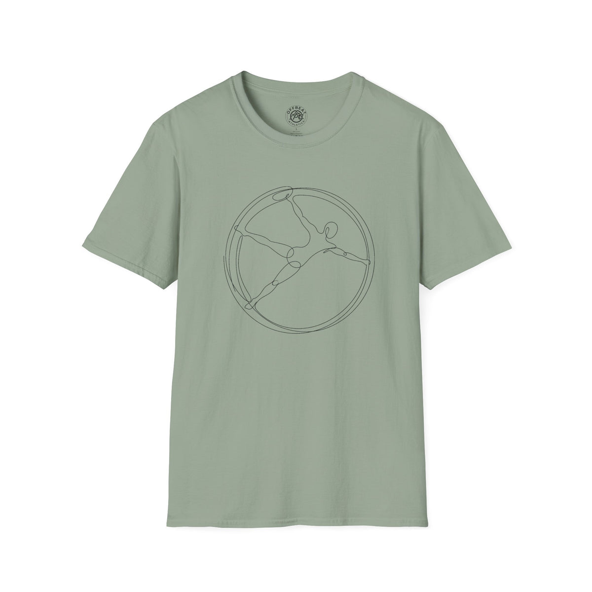 Line Art German Gym Wheel T-Shirt