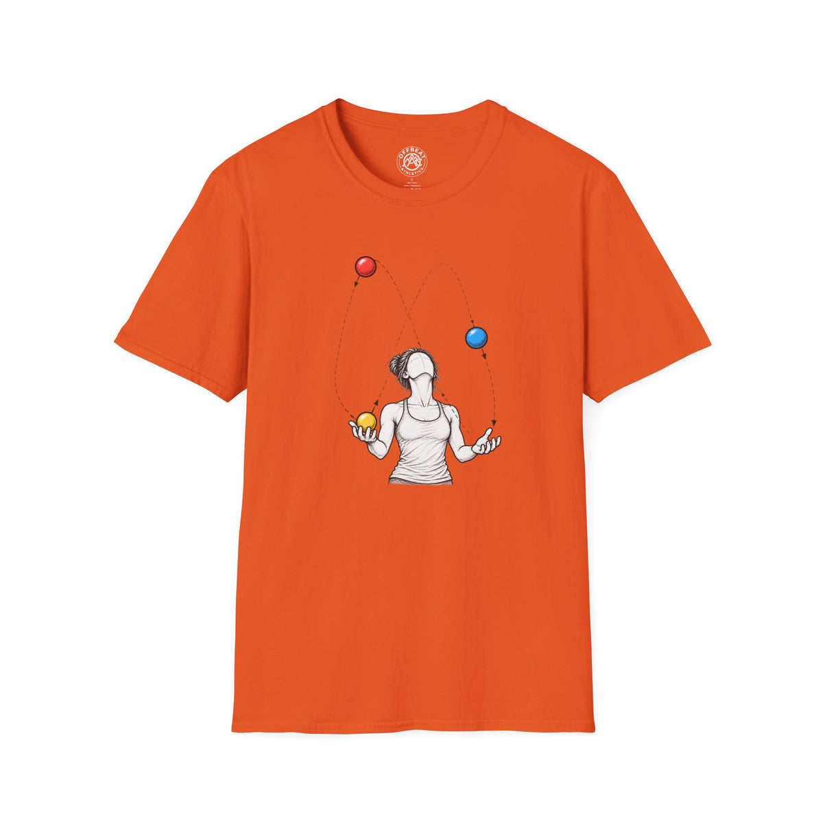 Female Juggling Pattern Shirt