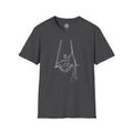 Line Art Aerial Silks Masculine Figure T-Shirt
