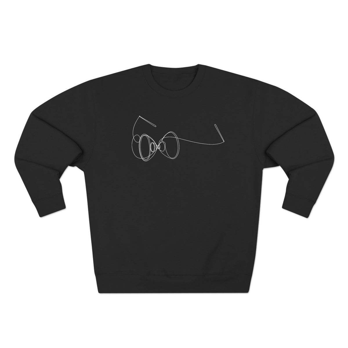 Line Art Diabolo Crewneck Sweatshirt