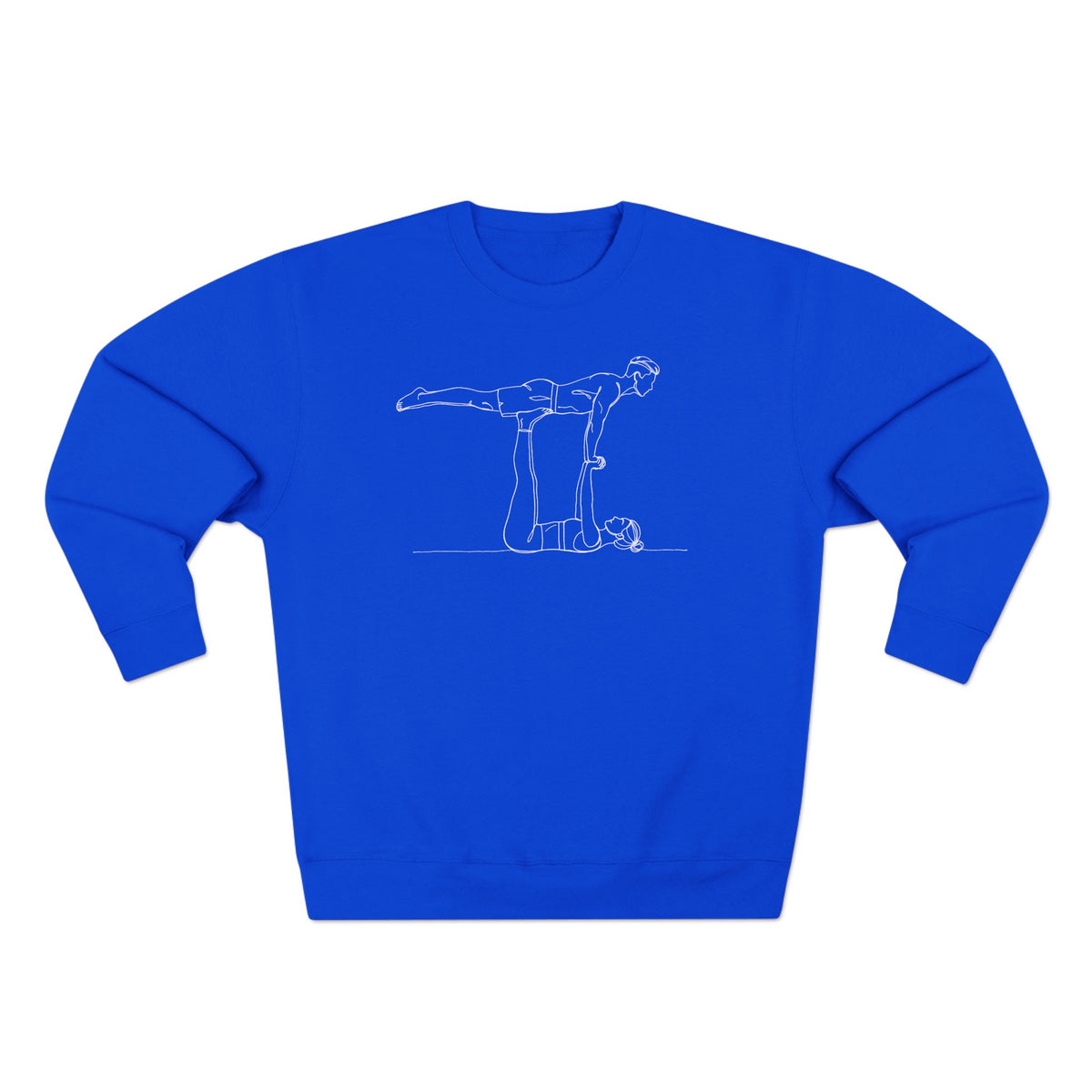 Risley Line Art | Female Base & Male Flyer Crewneck Sweatshirt