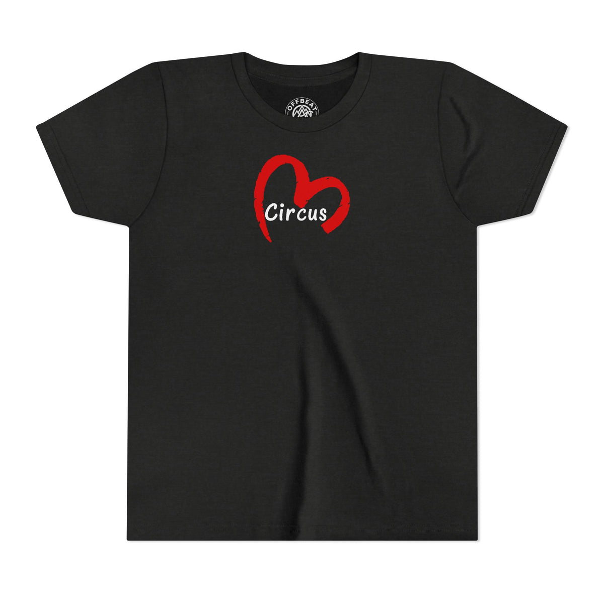 Large Heart Circus Love Youth Tee