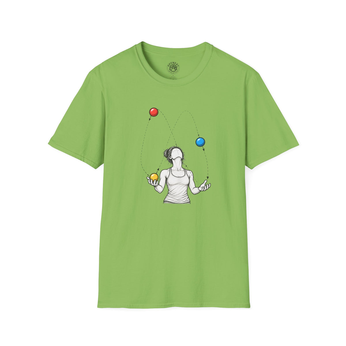 Female Juggling Pattern Shirt