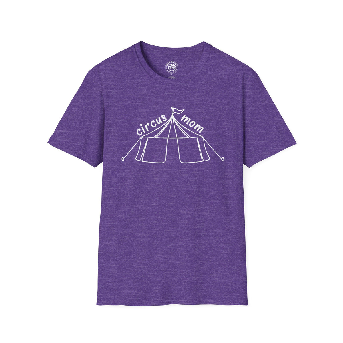 Circus Mom T-Shirt – Hand-Drawn Circus Tent Mothers' Tee