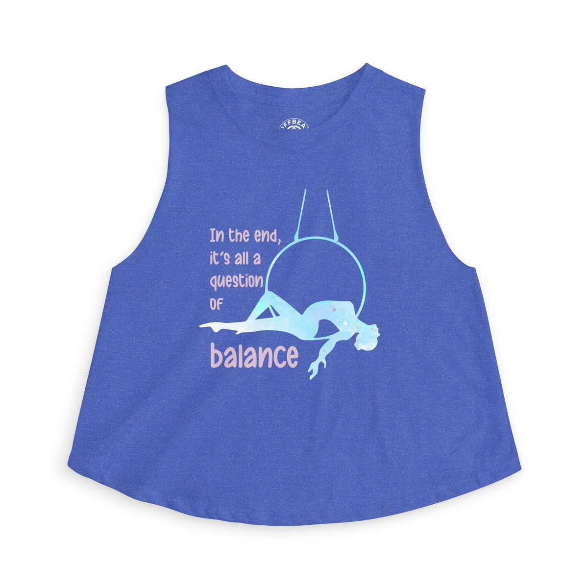 Balance Women's Crop Top — "In the end, it's all a question of balance" Graphic Tank