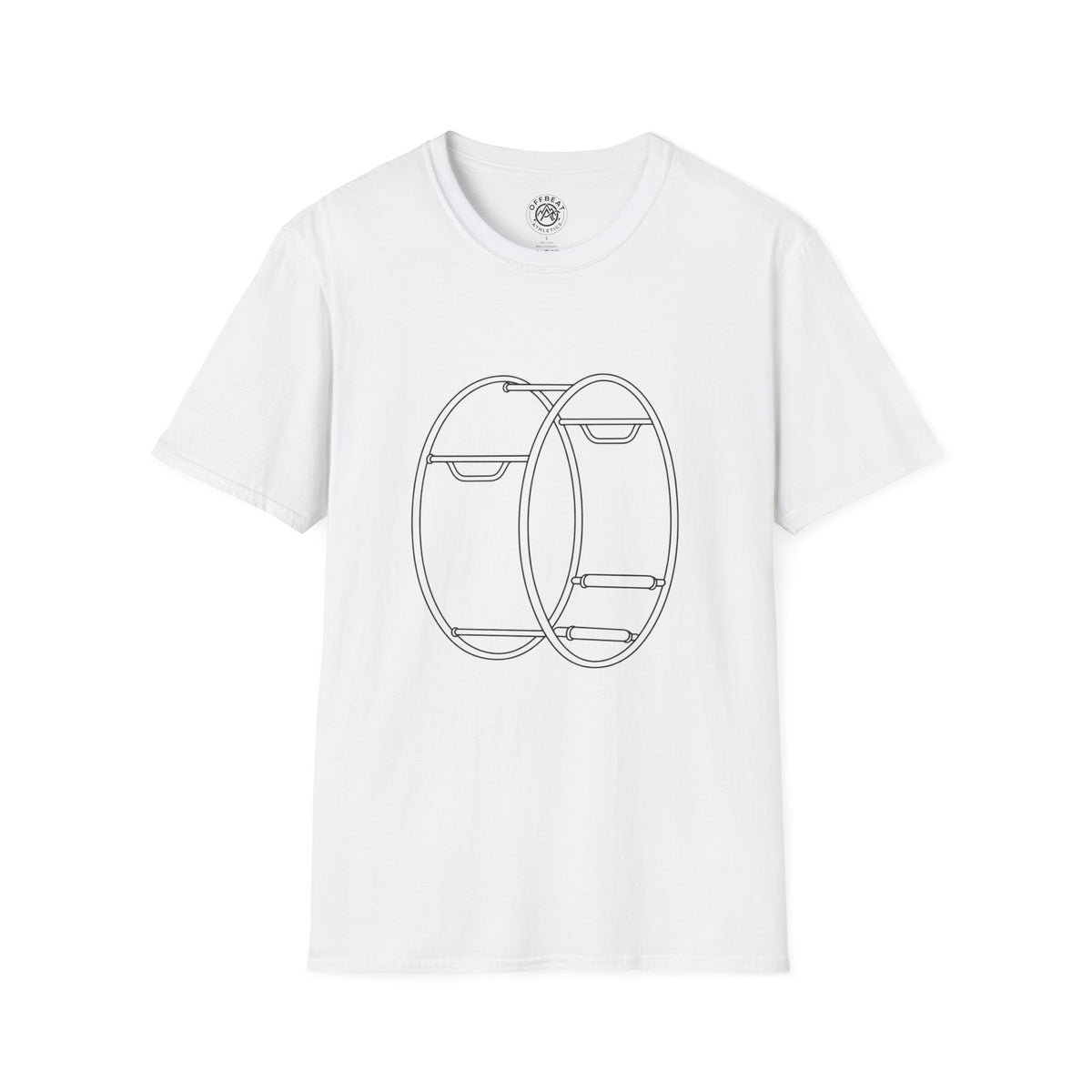 Minimalist German Gym Wheel T-Shirt