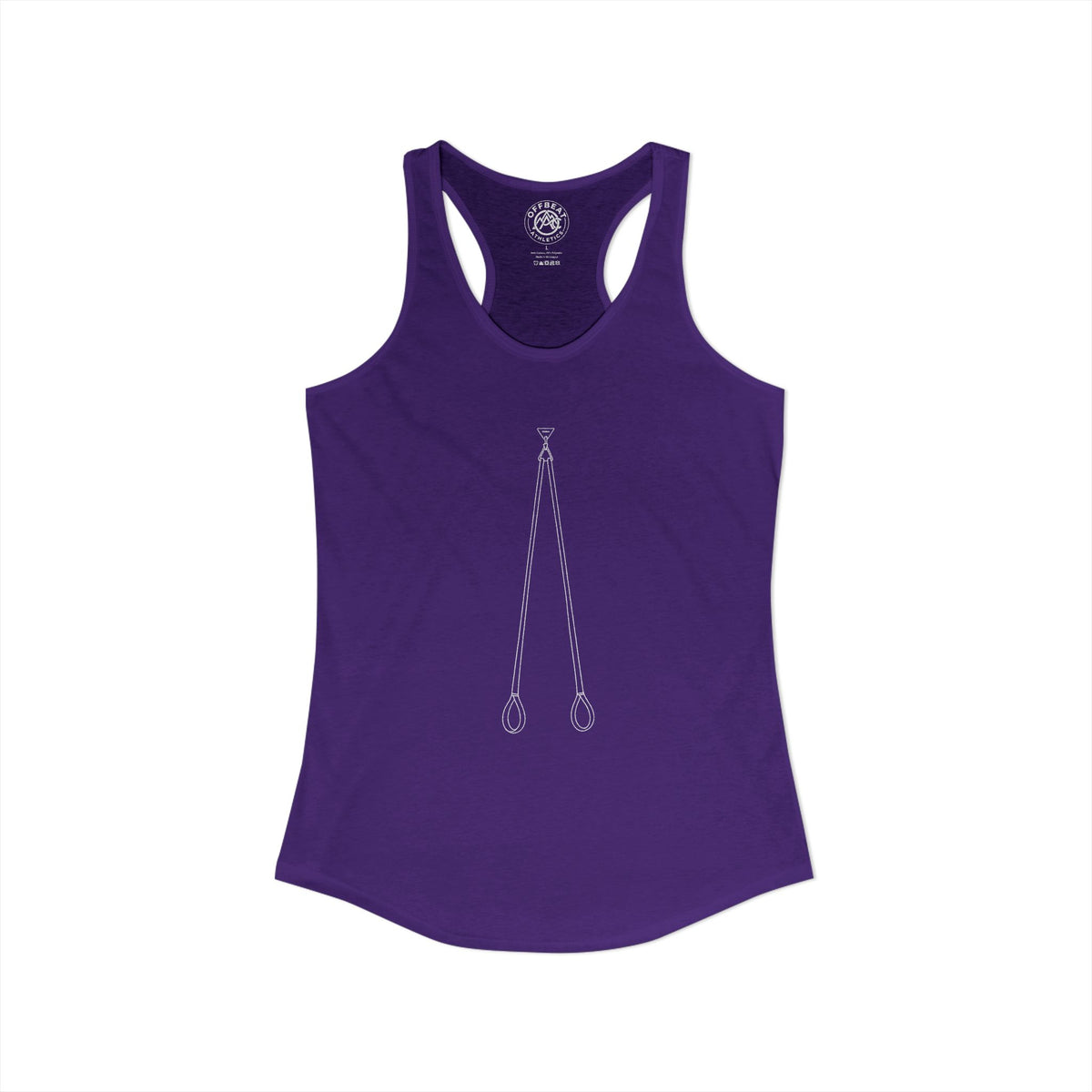 Women's Minimalist Aerial Straps Racerback Tank