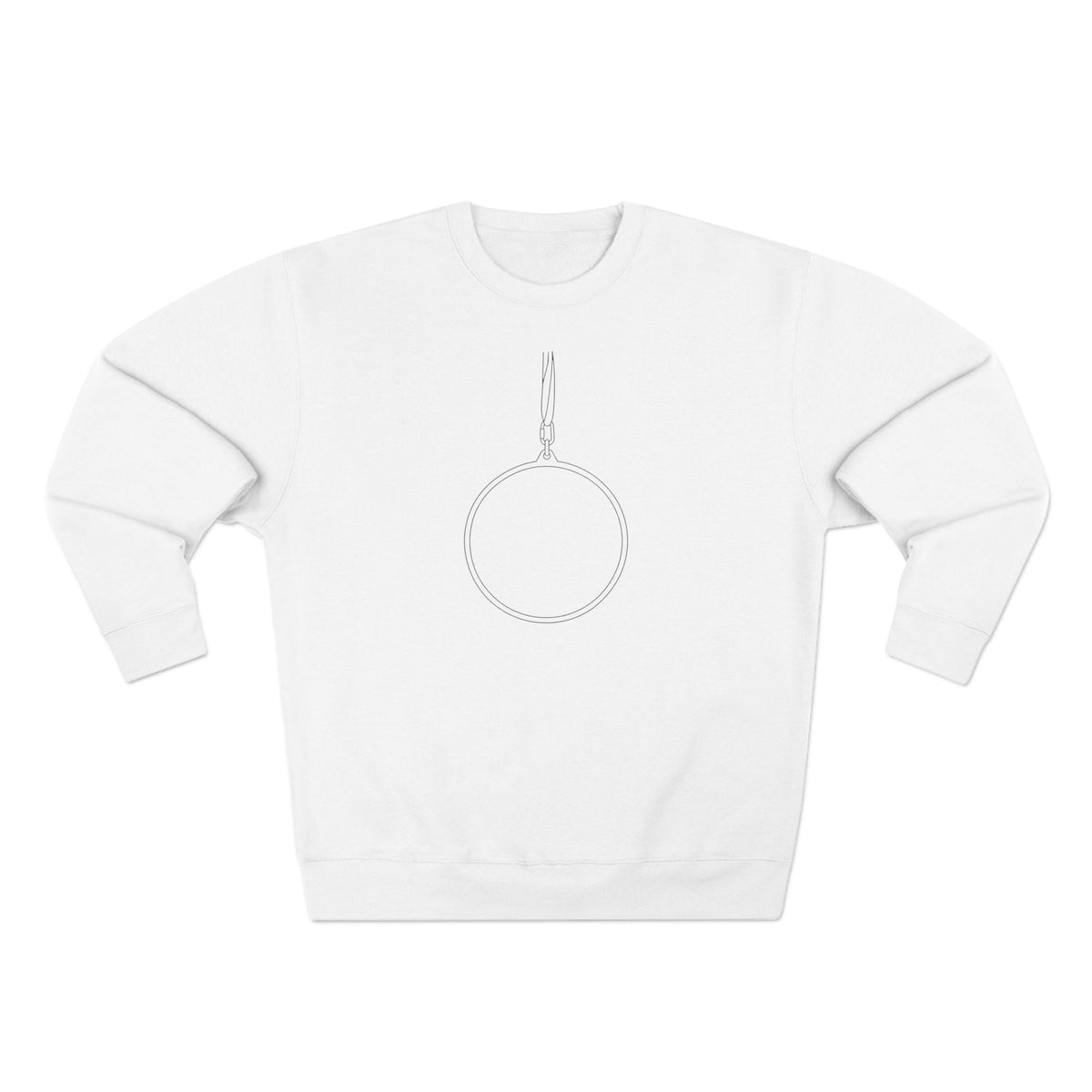 Minimalist Aerial Lyra Crewneck Sweatshirt