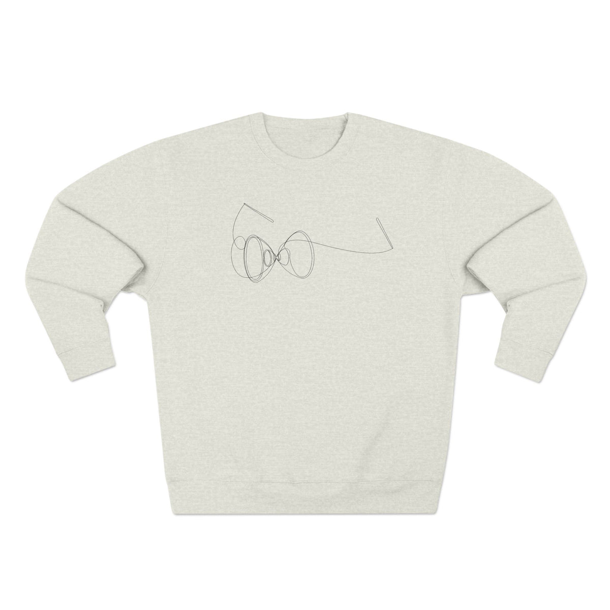 Line Art Diabolo Crewneck Sweatshirt