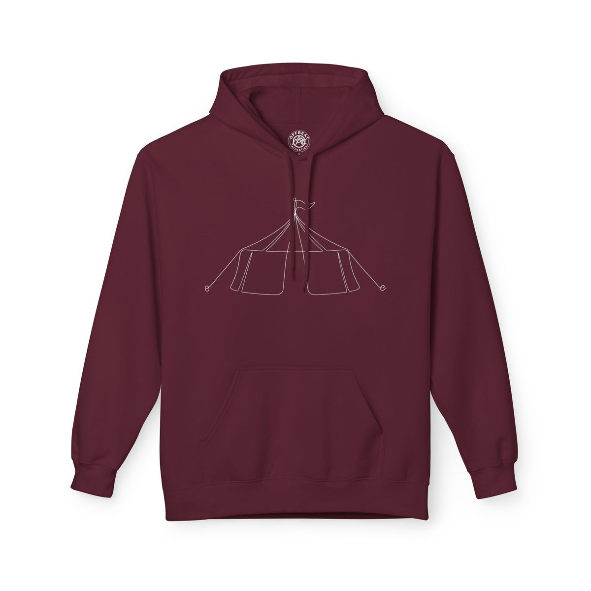 Minimalist Circus Tent Hoodie